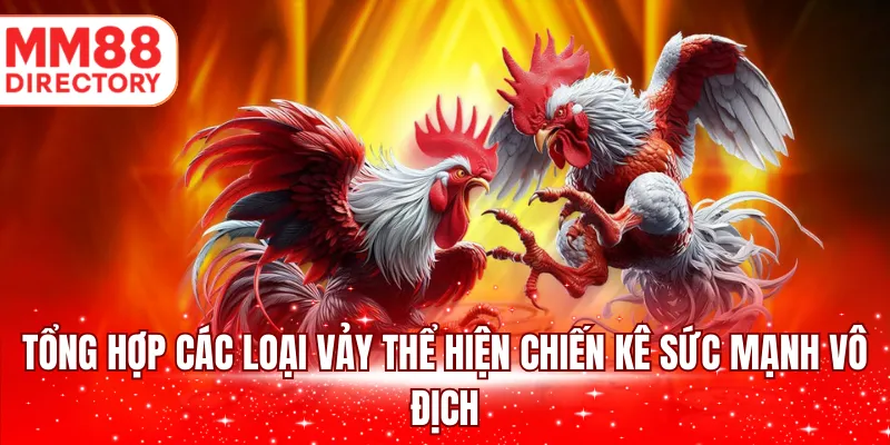 Tổng hợp các loại vảy thể hiện chiến kê sức mạnh vô địch